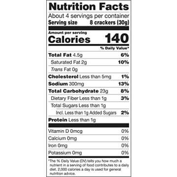 Glutino Gluten Free Snack Crackers, Premium Rounds, Original, 4.4 Ounce