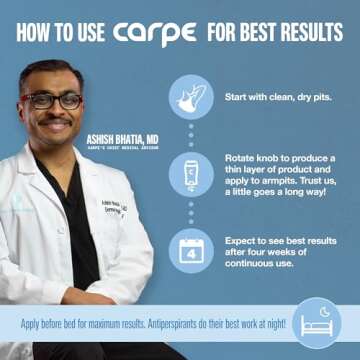 Carpe Antiperspirant & Deodorant for Excessive Sweating