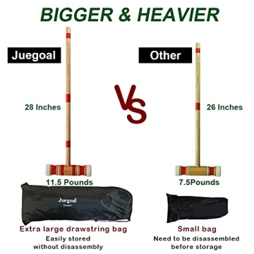 Juegoal Six Player Croquet Set - Family Fun Outdoors