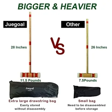 Juegoal Six Player Croquet Set - Family Fun Outdoors