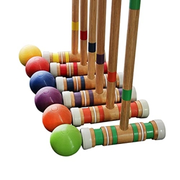 Juegoal Six Player Croquet Set - Family Fun Outdoors