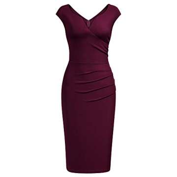 Elegant Slim Fit Business Pencil Dress for Women