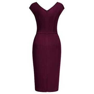 Elegant Slim Fit Business Pencil Dress for Women