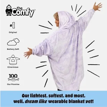 Ultra-Soft Wearable Blanket with Hood | THE COMFY Dream