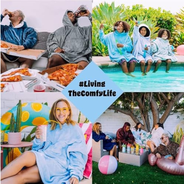 Ultra-Soft Wearable Blanket with Hood | THE COMFY Dream