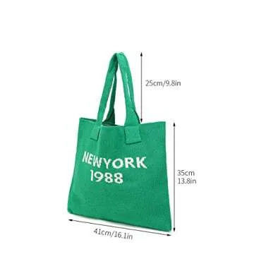 Stylish ENBEI Women's Hand-Crocheted Tote Bag for All Occasions