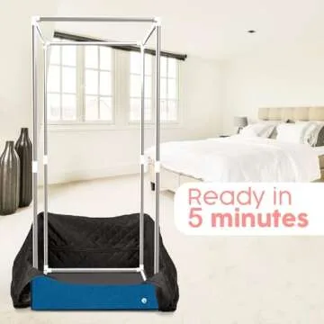 Adamson Full Size Portable Steam Sauna - Indoor Sauna Tent for Home Spa Relaxation + Boost Health an...