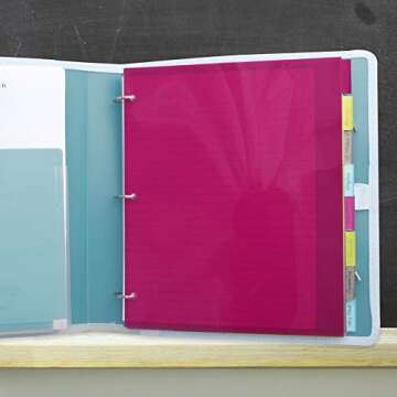 DocIt 4 Pocket Binder for School and Office Organization