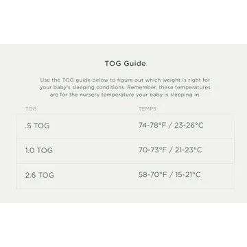 GUNAMUNA Baby Wearable Blanket Easy Diaper Change 1.0 TOG