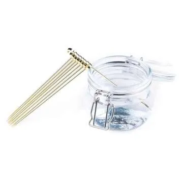 Stainless Steel Cocktail Picks - Elegant 4" Picks in Gold