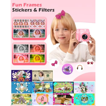Kids Instant Print Camera - Creative Fun for Ages 3-12