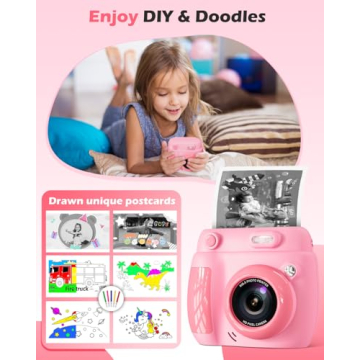 Kids Instant Print Camera - Creative Fun for Ages 3-12