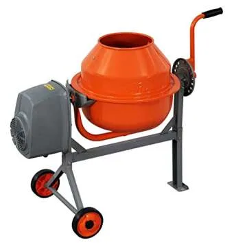 YARDMAX YM0046 1.6 Cu. Ft. Concrete Mixer for Easy Use