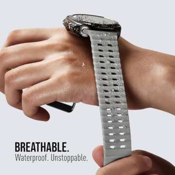 Acextro 6-Pack Marine Sport Band Compatible with Galaxy Watch Ultra Bands 47mm (2024), Samsung Watch...