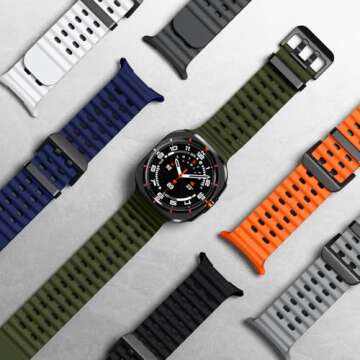 Acextro 6-Pack Marine Sport Bands for Galaxy Watch