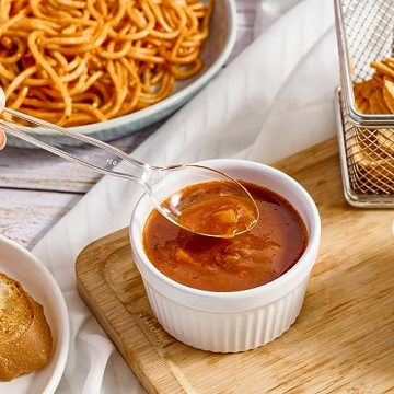 JOLLY CHEF Clear Plastic Spoons for Every Occasion