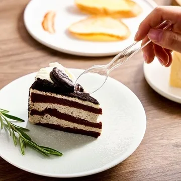 JOLLY CHEF Clear Plastic Spoons for Every Occasion