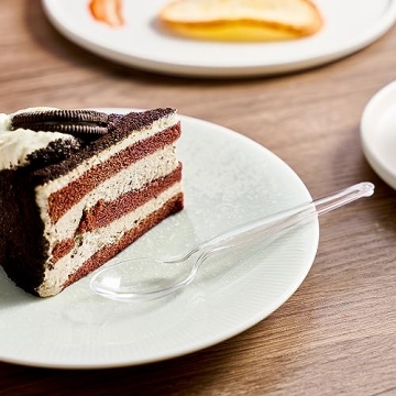 JOLLY CHEF Clear Plastic Spoons for Every Occasion