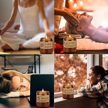 Luxurious Eco-Friendly Aromatherapy Candle Set for Relaxation