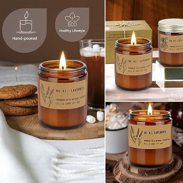 Luxurious Eco-Friendly Aromatherapy Candle Set for Relaxation