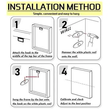 Rainya Nail Decorations Framed Wall Art - Beauty Quote Decor