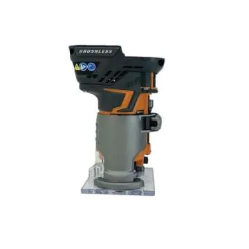 18-Volt OCTANE™ Cordless Brushless Compact Fixed Base Router with 1/4 in. Bit, Round and Square Bases, and Collet Wrench