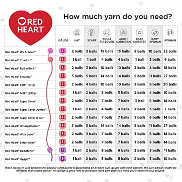 Red Heart Super Saver Jumbo Yarn - 2 Pack for Knitting/Crochet