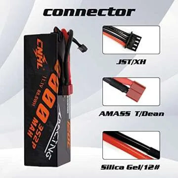 CNHL 3S Lipo Battery 8000mAh 120C 11.1V Lipo Battery with Deans Plug for RC Car Truck Boat Drag Crawler Racing Hobby