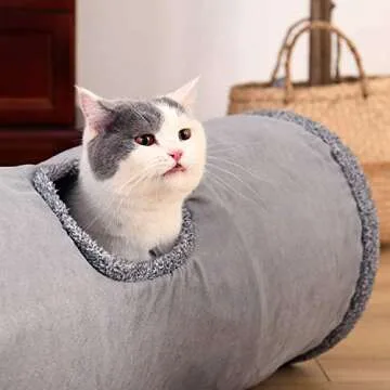 Speedy Pet Collapsible Cat Tunnel for Playful Cats