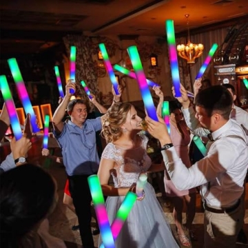 Giant Foam Glow Sticks for Parties - 32 Pack