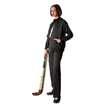 Members Only Iconic Boyfriend Jacket for Women with Satin Finish (Black, Small)