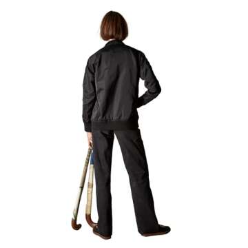 Members Only Iconic Boyfriend Jacket for Women with Satin Finish (Black, Small)