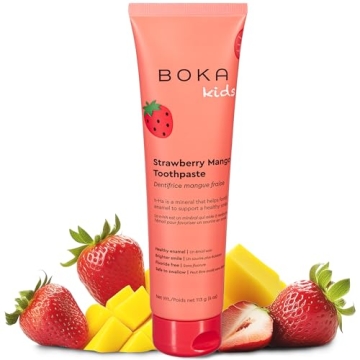 Boka Fluoride Free Toothpaste with Nano Hydroxyapatite - Strawberry Mango