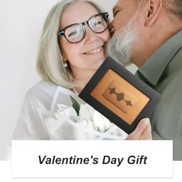 I Love You Soundwave Art, Bronze Visible Voice Gift for Valentines Day Gift, 8th Wedding Anniversary Gift for her or him, Husband Gift from Wife