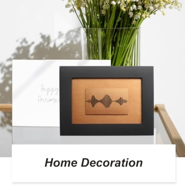 I Love You Soundwave Art, Bronze Visible Voice Gift for Valentines Day Gift, 8th Wedding Anniversary Gift for her or him, Husband Gift from Wife