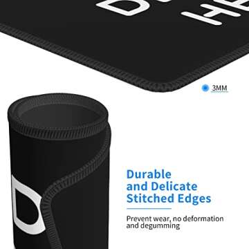 OHORTEB Custom Mouse Pad with Photo, Personalized Image Text Laptop Desk Mat, Customized Non-Slip Waterproof Desk Writing Pad for Office Home (Custom, 7in x 8.6in)