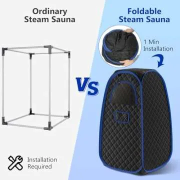 X-Vcak Foldable Steam Sauna for Home Relaxation