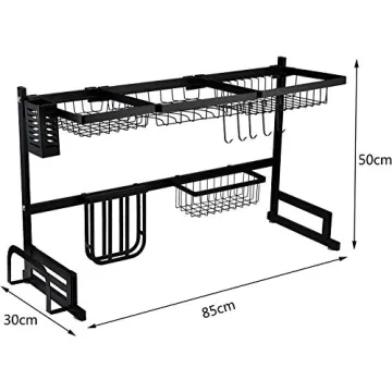 Over Sink Dish Drying Rack by Footek- Stylish & Space Saving