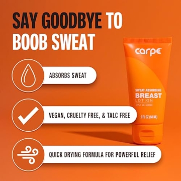 Carpe Sweat Absorbing Breast Deodorant for Ultimate Comfort