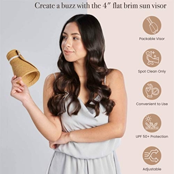 Adjustable Packable Sun Visor with Superior Sun Protection