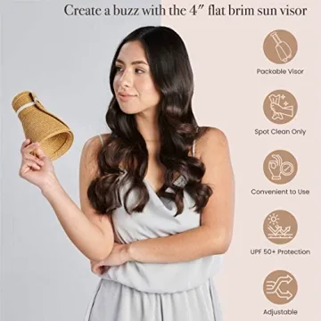 Adjustable Packable Sun Visor with Superior Sun Protection