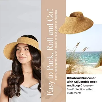 Adjustable Packable Sun Visor with Superior Sun Protection