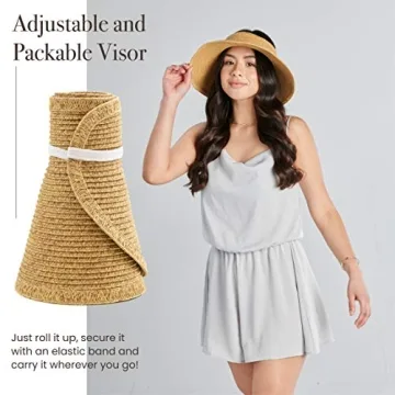 Adjustable Packable Sun Visor with Superior Sun Protection