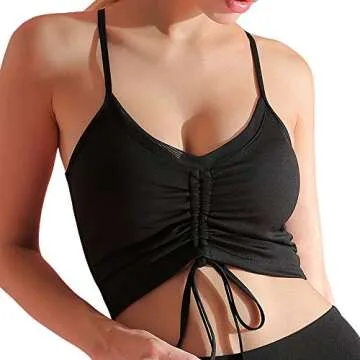 Women Longline Sports Bra for Yoga and Workouts
