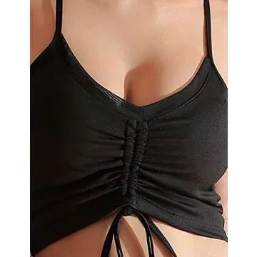 Women Longline Sports Bra for Yoga and Workouts