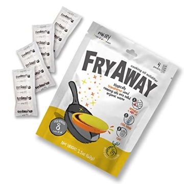 FryAway Pan Fry Cooking Oil Solidifier - Easy Cleanup & Eco-Friendly Disposal
