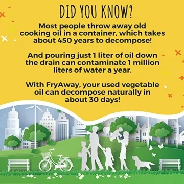FryAway Cooking Oil Solidifier for Hassle-Free Clean Up