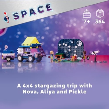 LEGO Friends Stargazing Camping Vehicle Playset for Kids