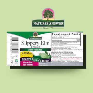 Nature's Answer Slippery Elm Extract, 2000 mg, 2 fl oz (60 ml)