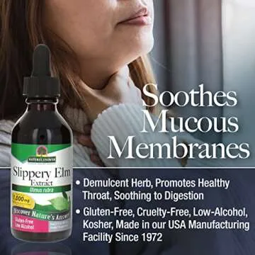 Nature's Answer Slippery Elm Extract, 2000 mg, 2 fl oz (60 ml)